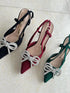 Women Sexy Bow Spring/summer Heel